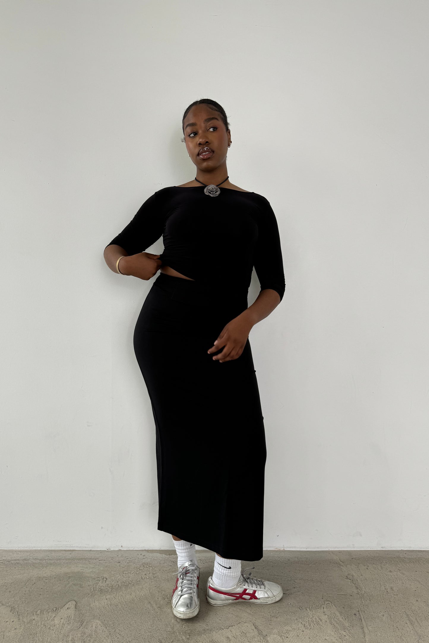 The Elle Maxi Skirt - Black