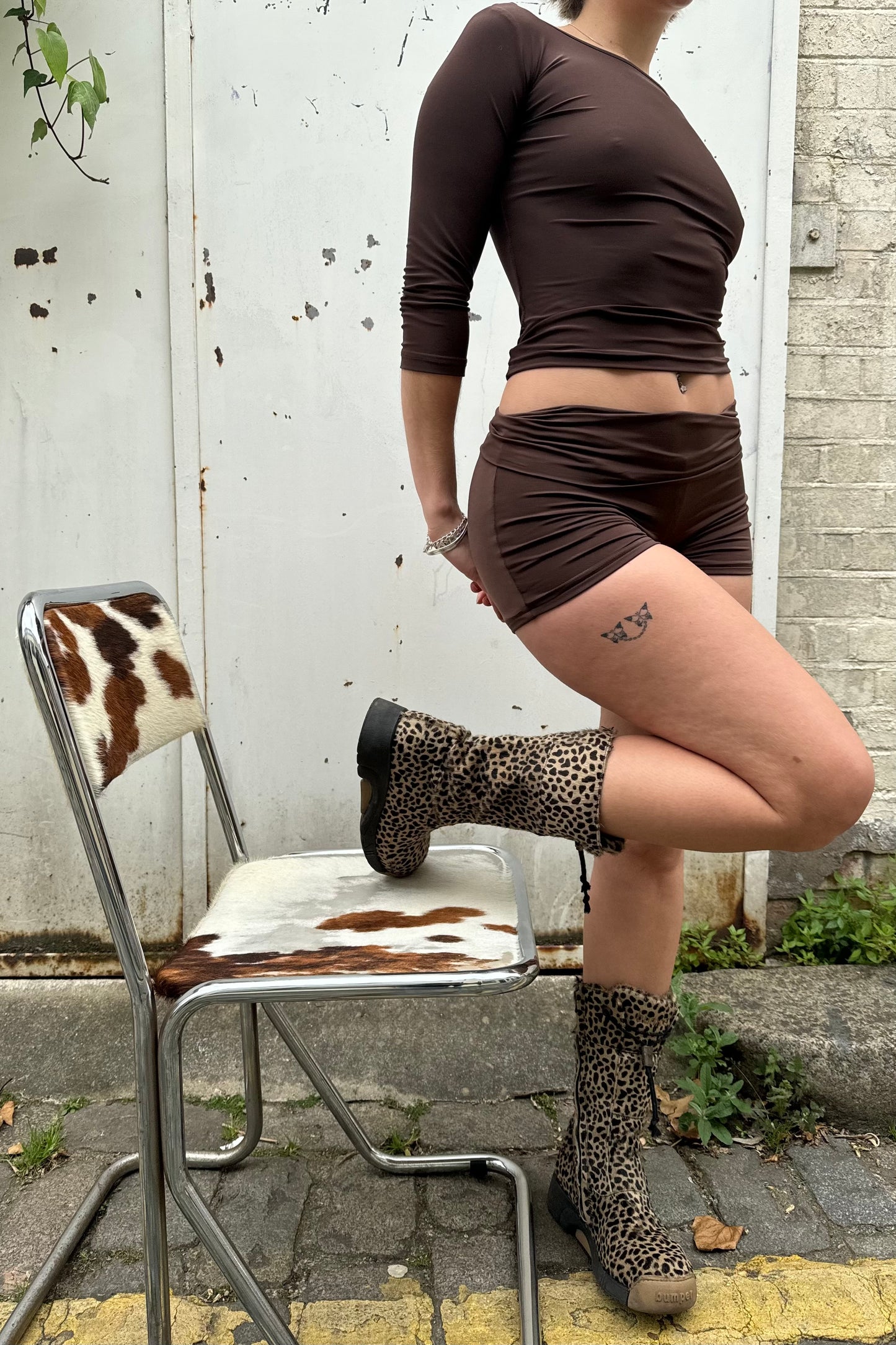 Slinky shorts - Brown
