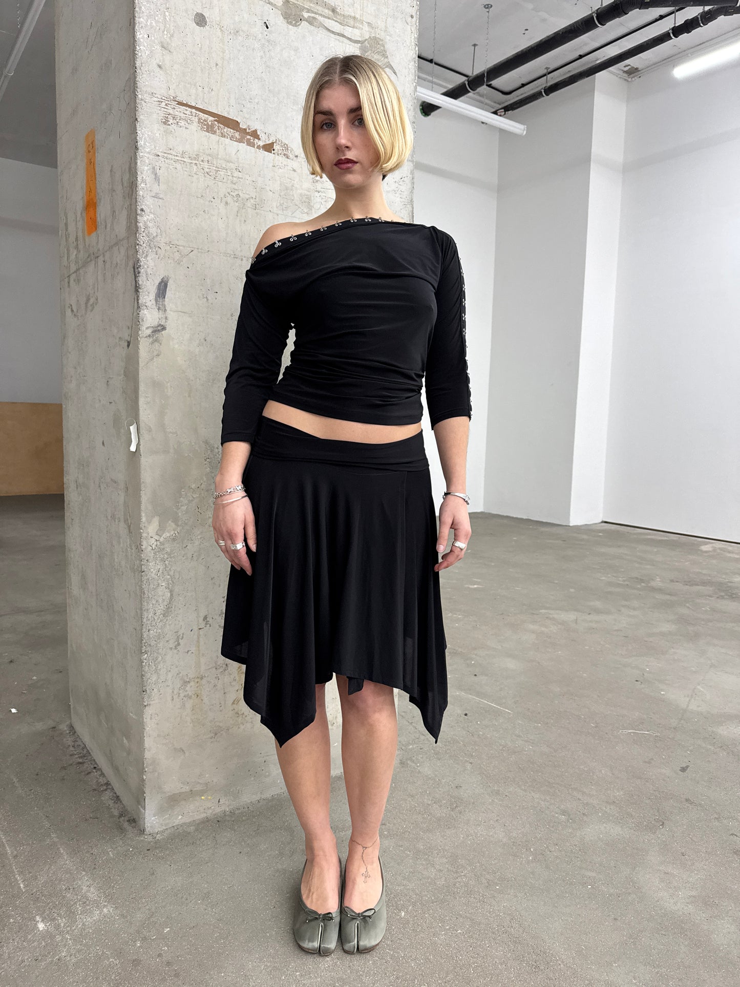 Slinky Skirt - Ink