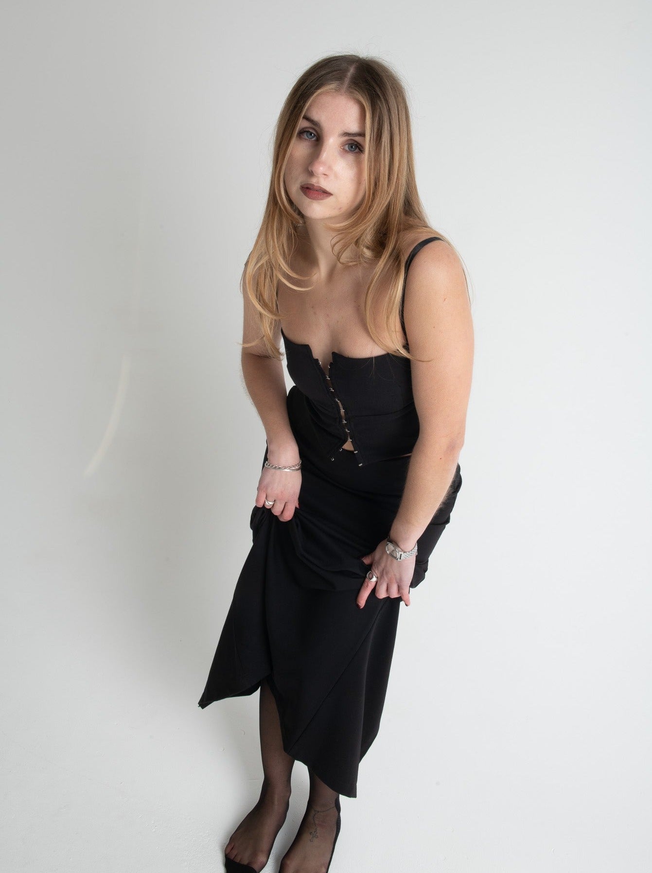 The Elle Maxi Skirt - Black