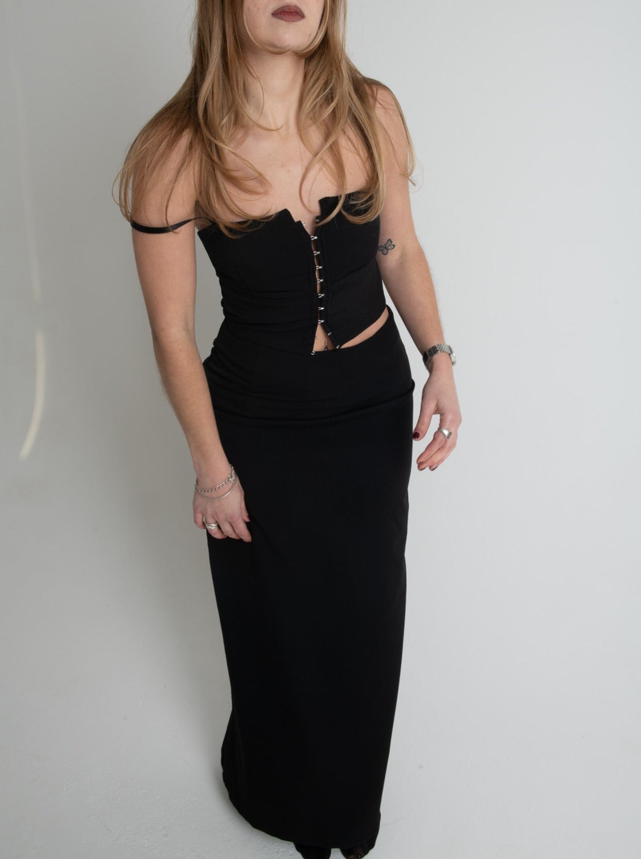 The Elle Maxi Skirt - Black