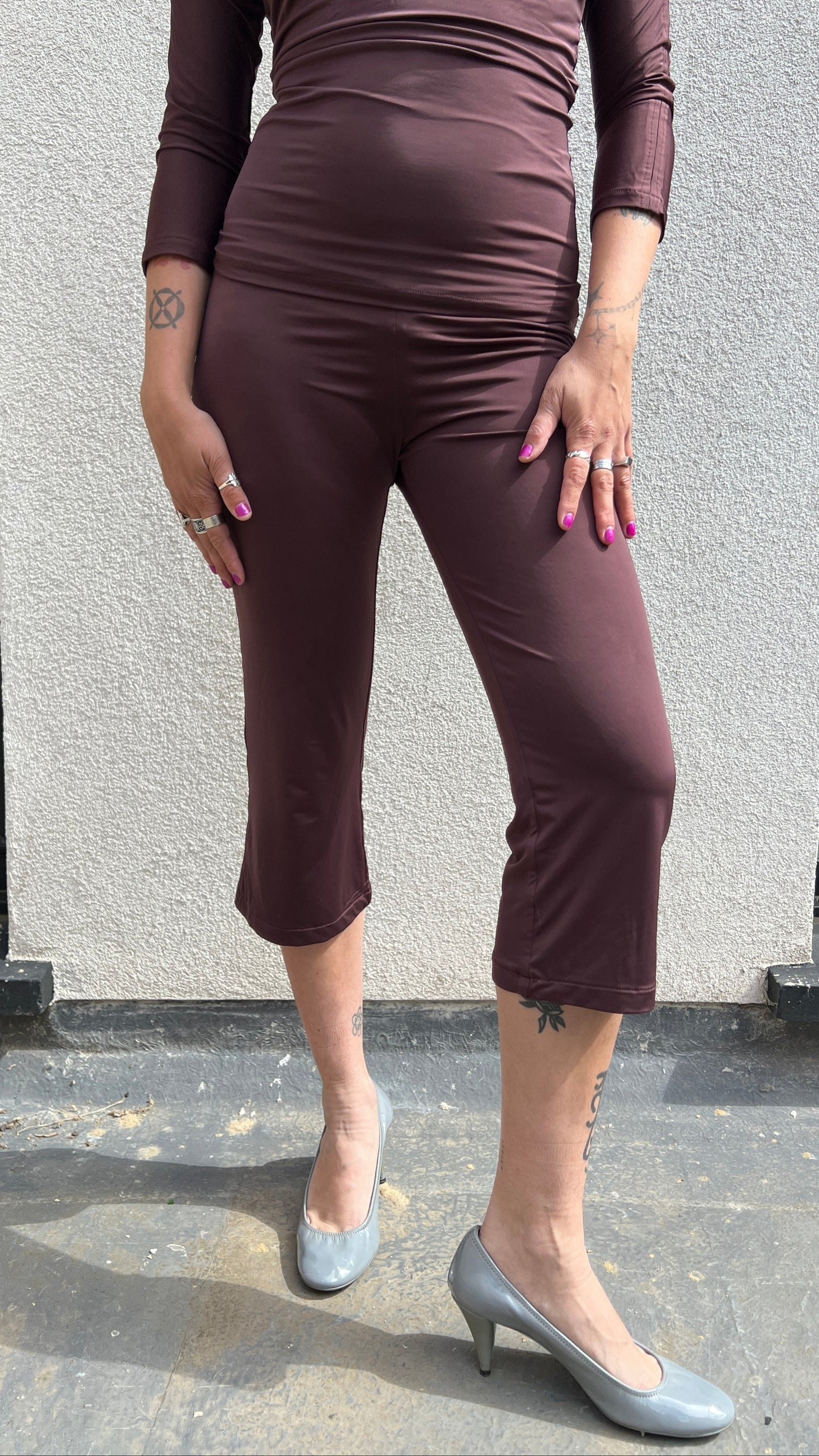 Slinky Capris - Espresso