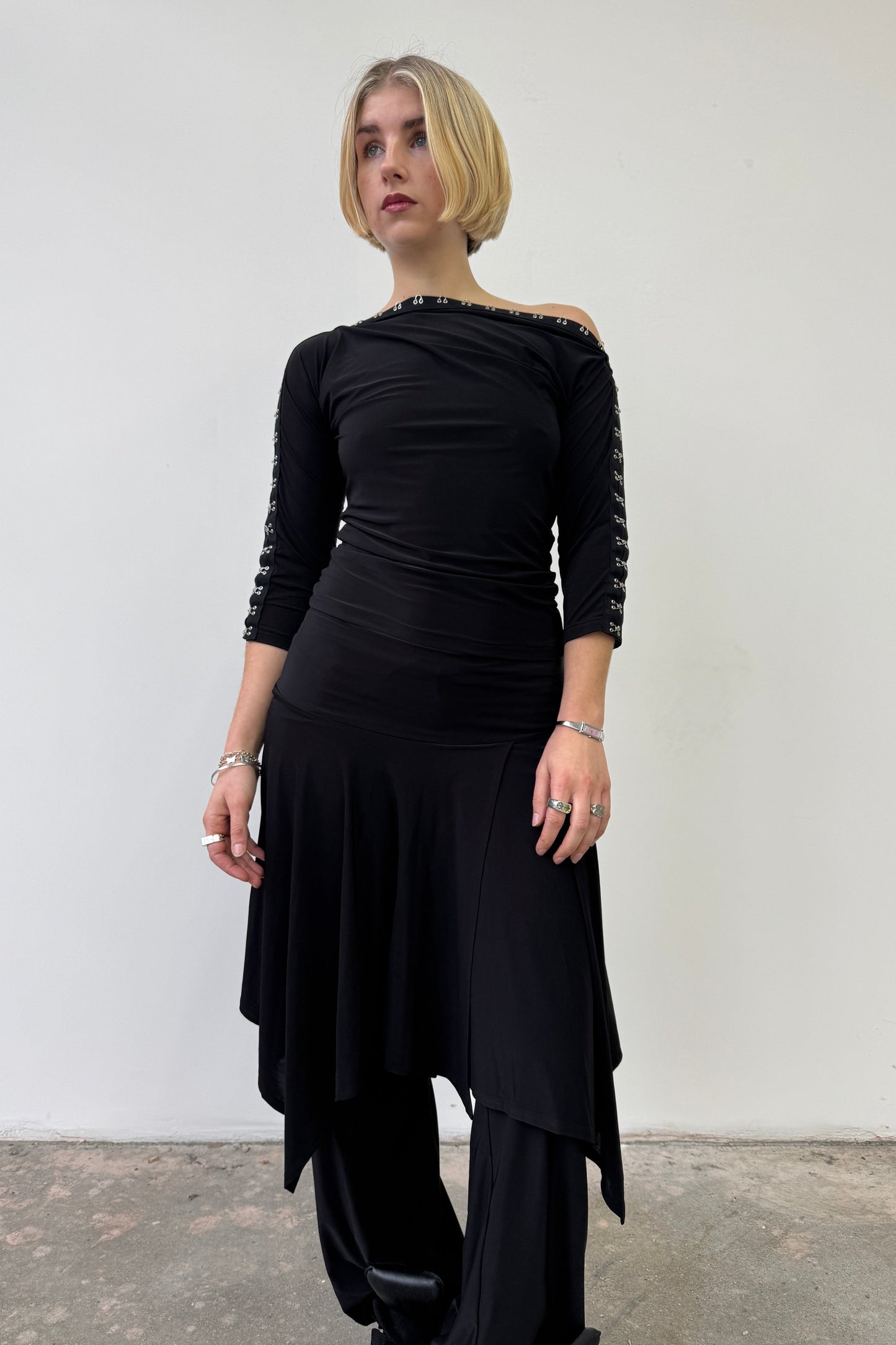 Slinky Skirt - Ink