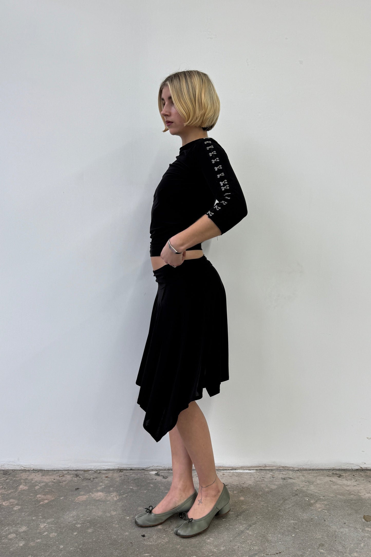 Slinky Skirt - Ink