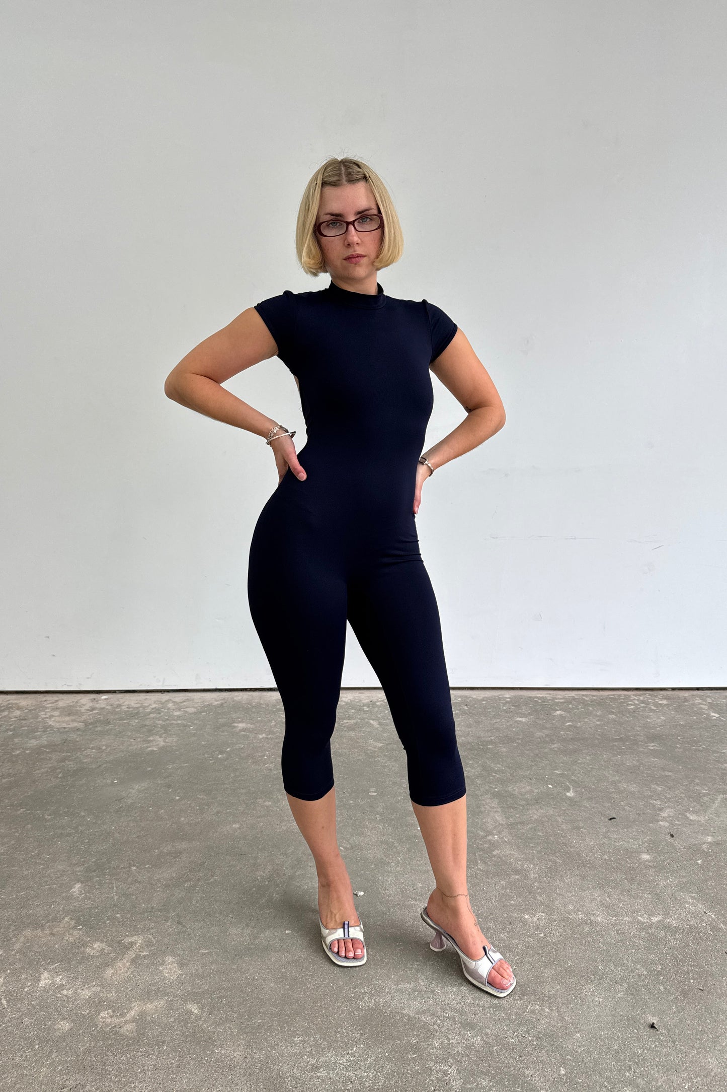 The Bodysuit - Navy Blue