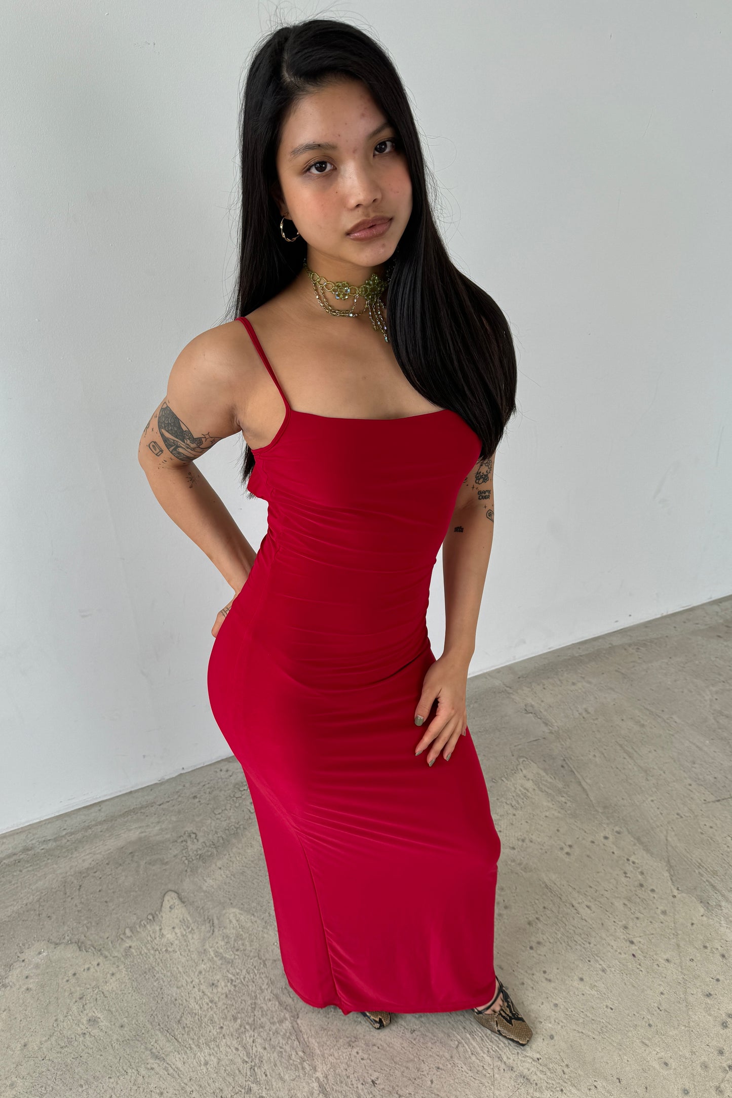 The Slinky maxi dress - Red