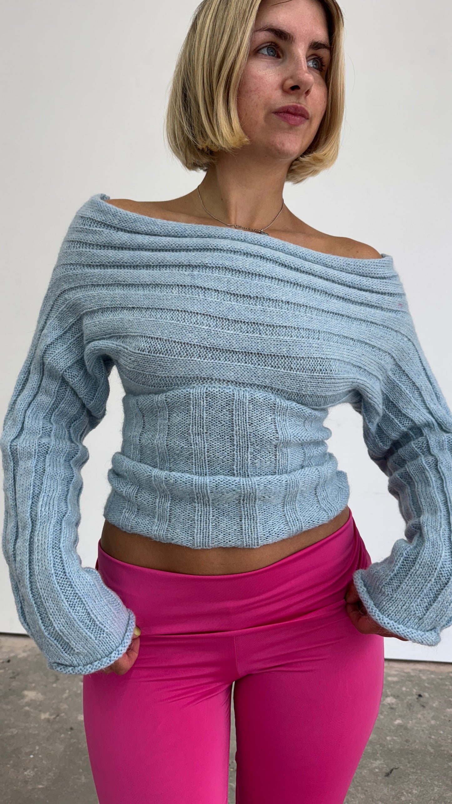 Slinky Capris -  Raspberry
