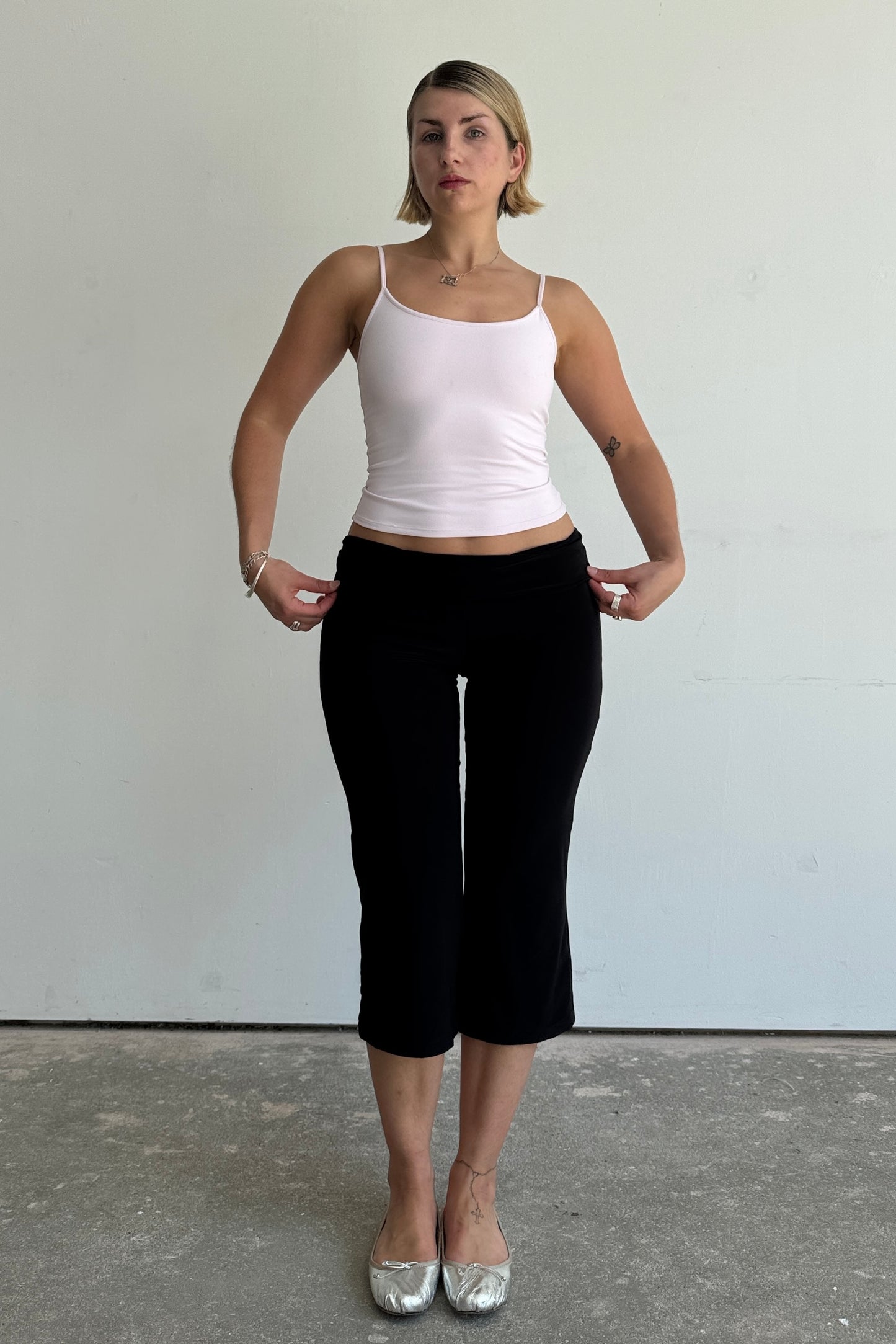 Slinky Capris - Black