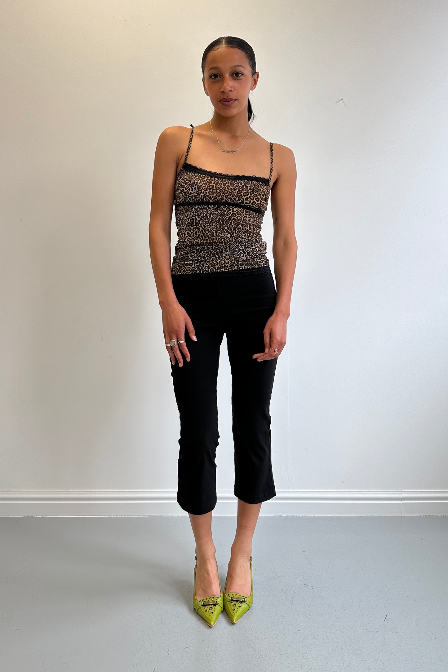 The flared capris - Black