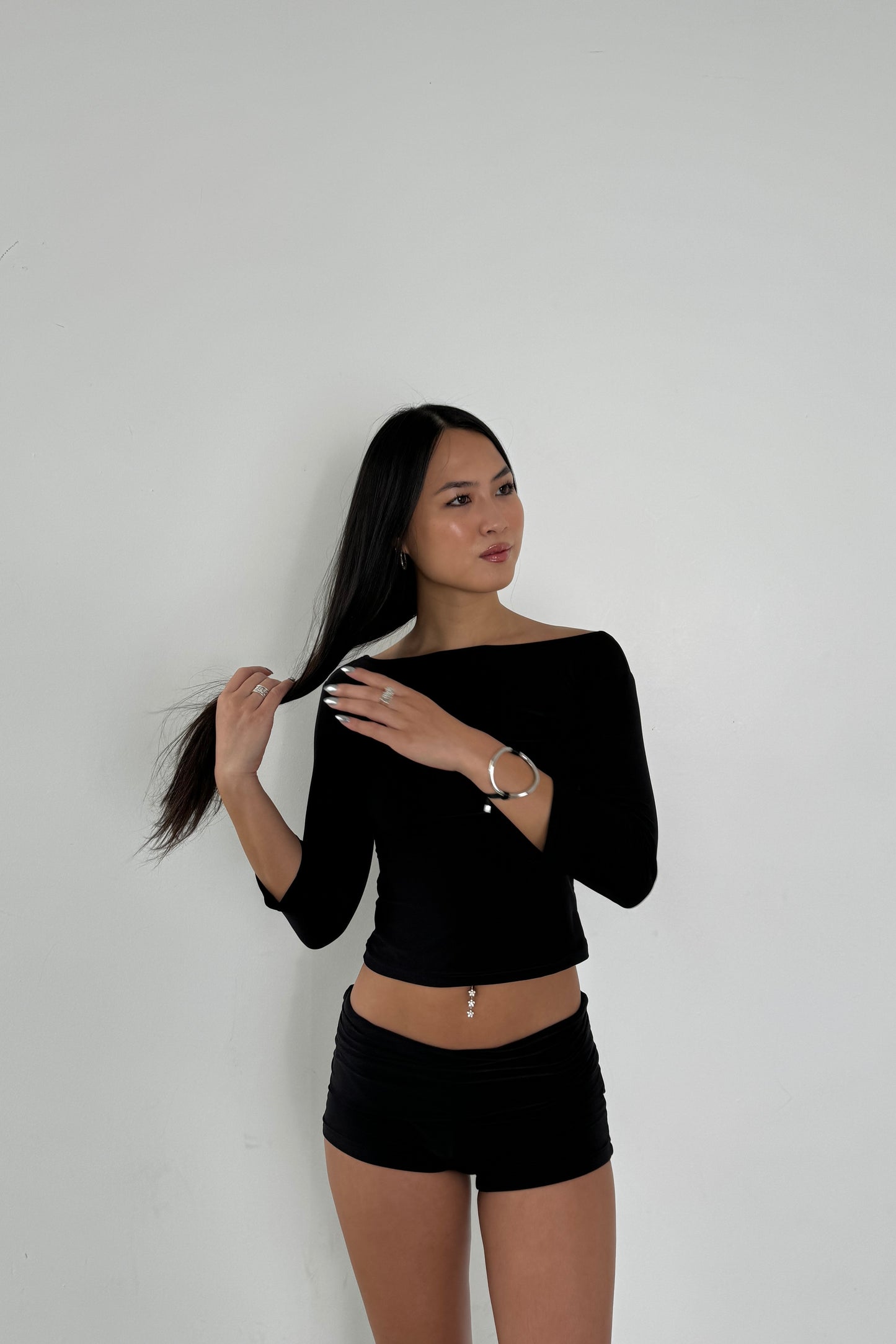 The Slinky top - Black