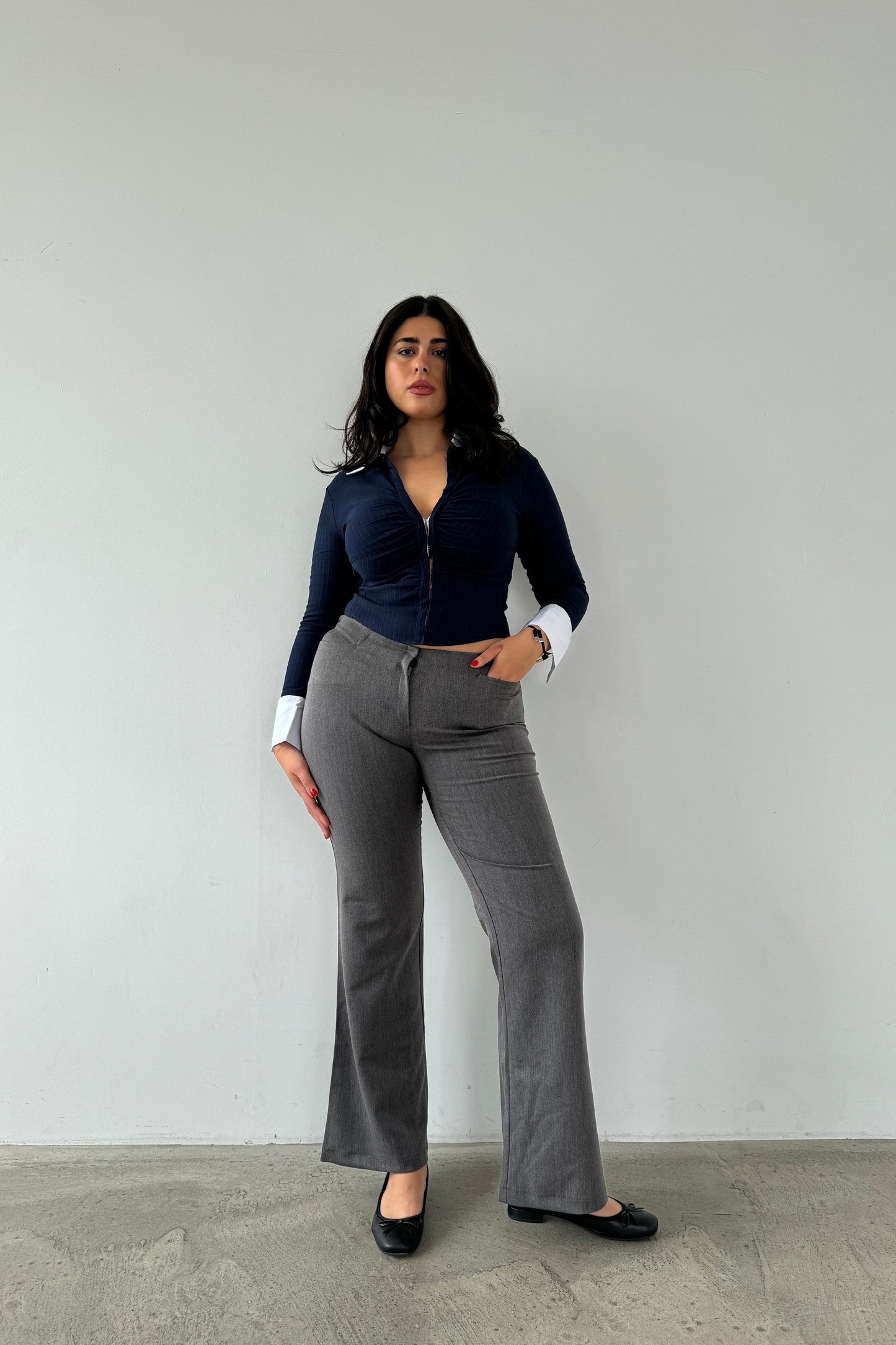 The TALL Elle Trousers - Grey