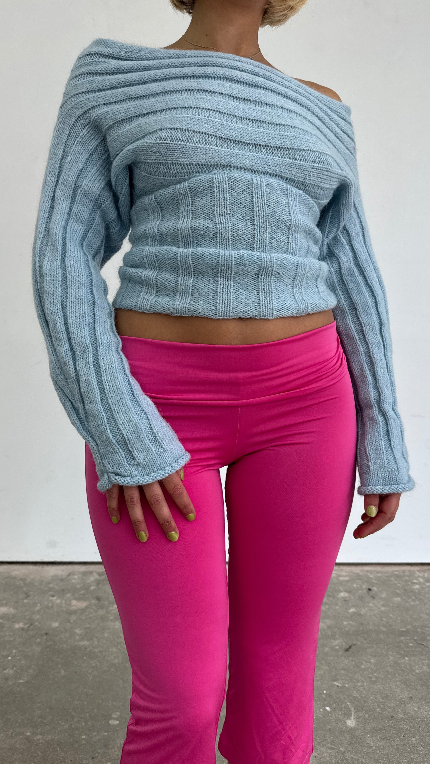 Slinky Capris -  Raspberry