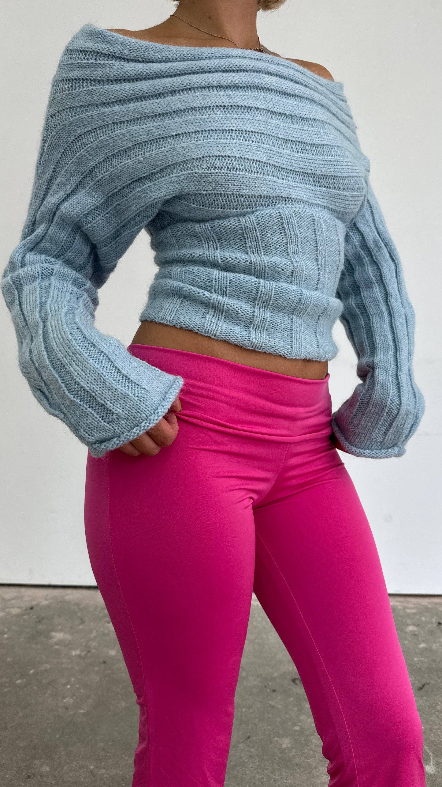 Slinky Capris -  Raspberry