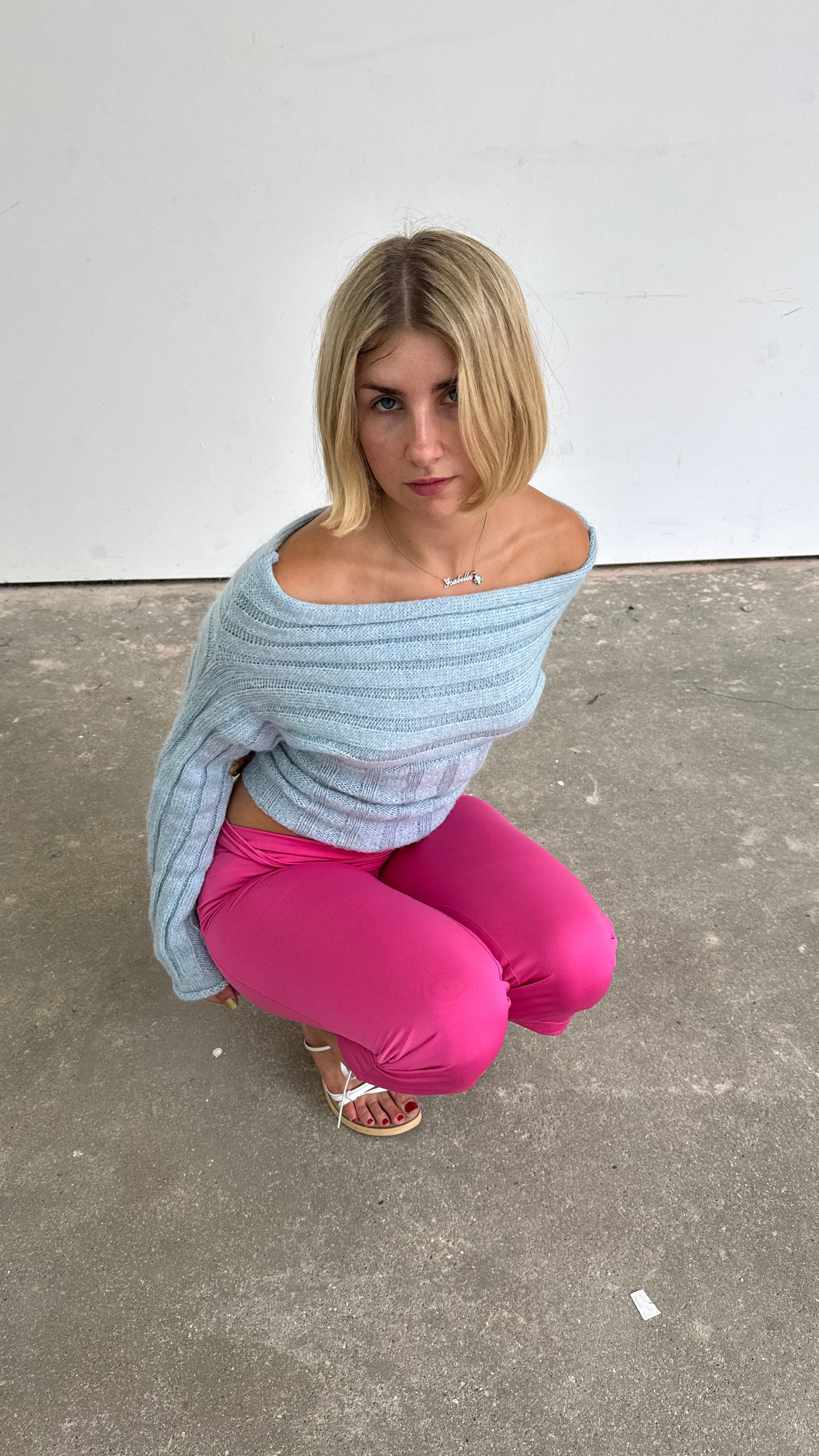 Slinky Capris -  Raspberry