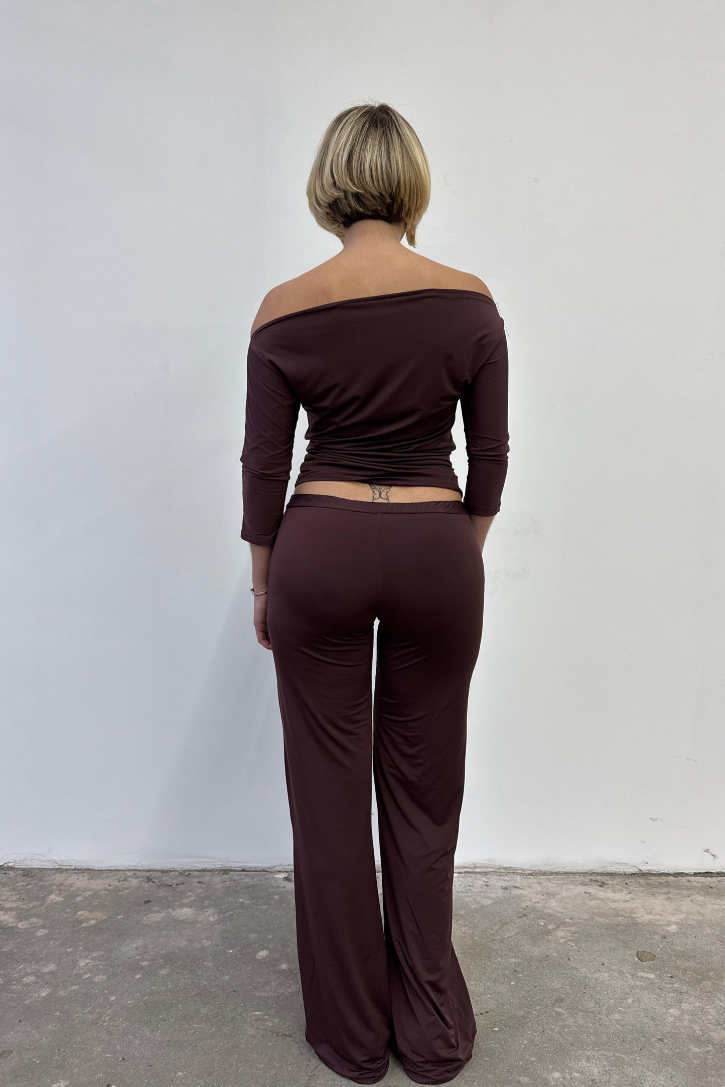 The Draped top - Espresso