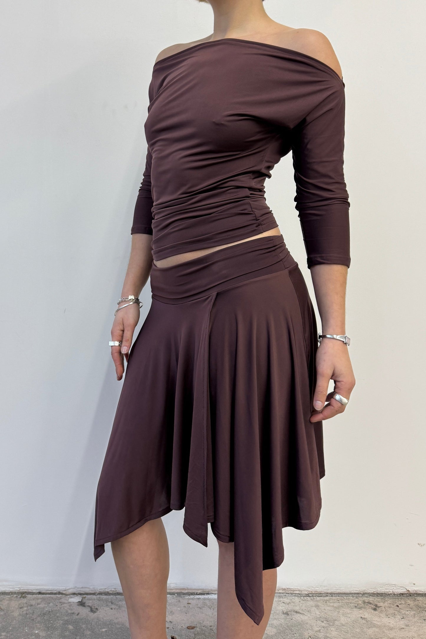 Slinky Skirt - Espresso