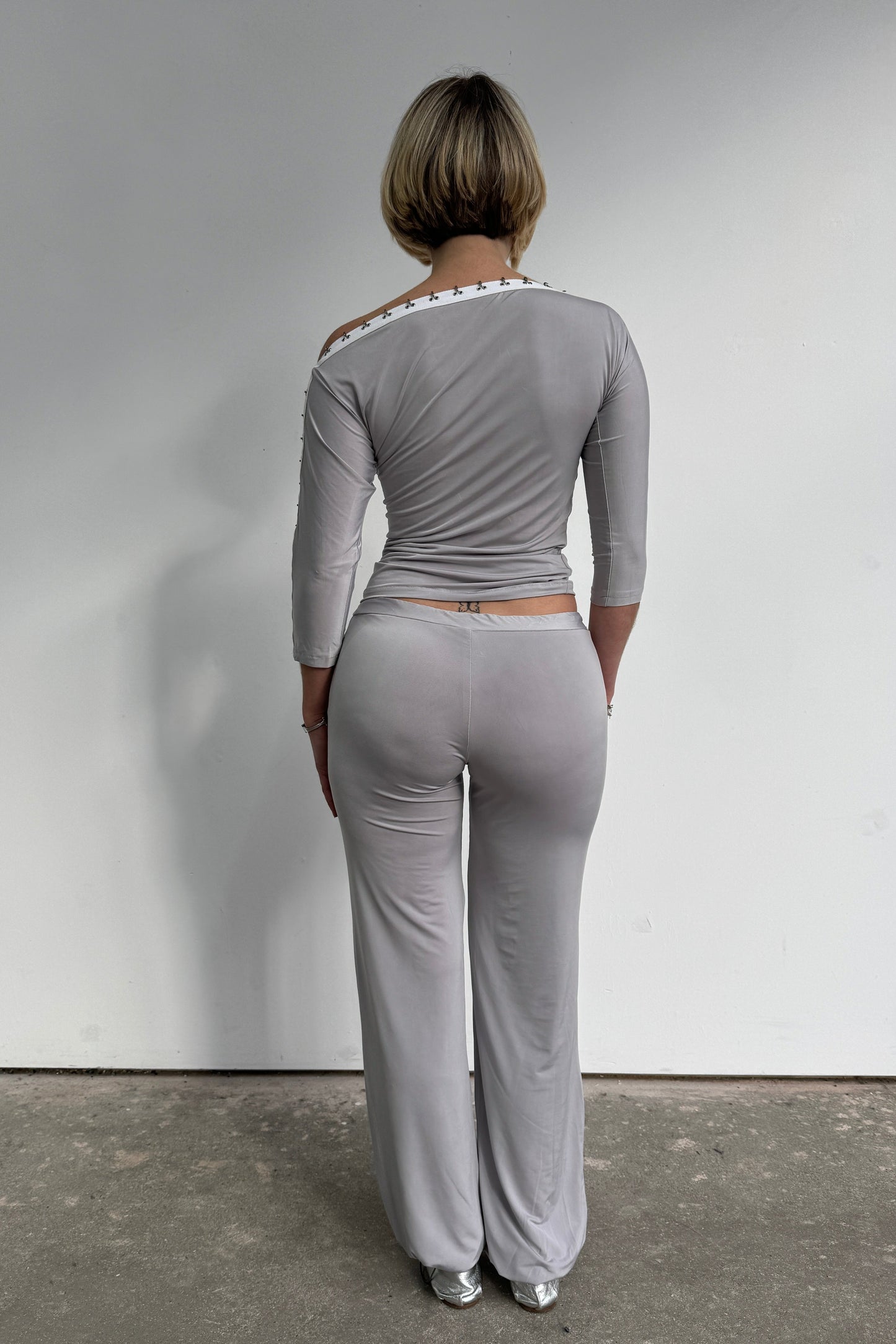 Slinky Trousers - Nickel