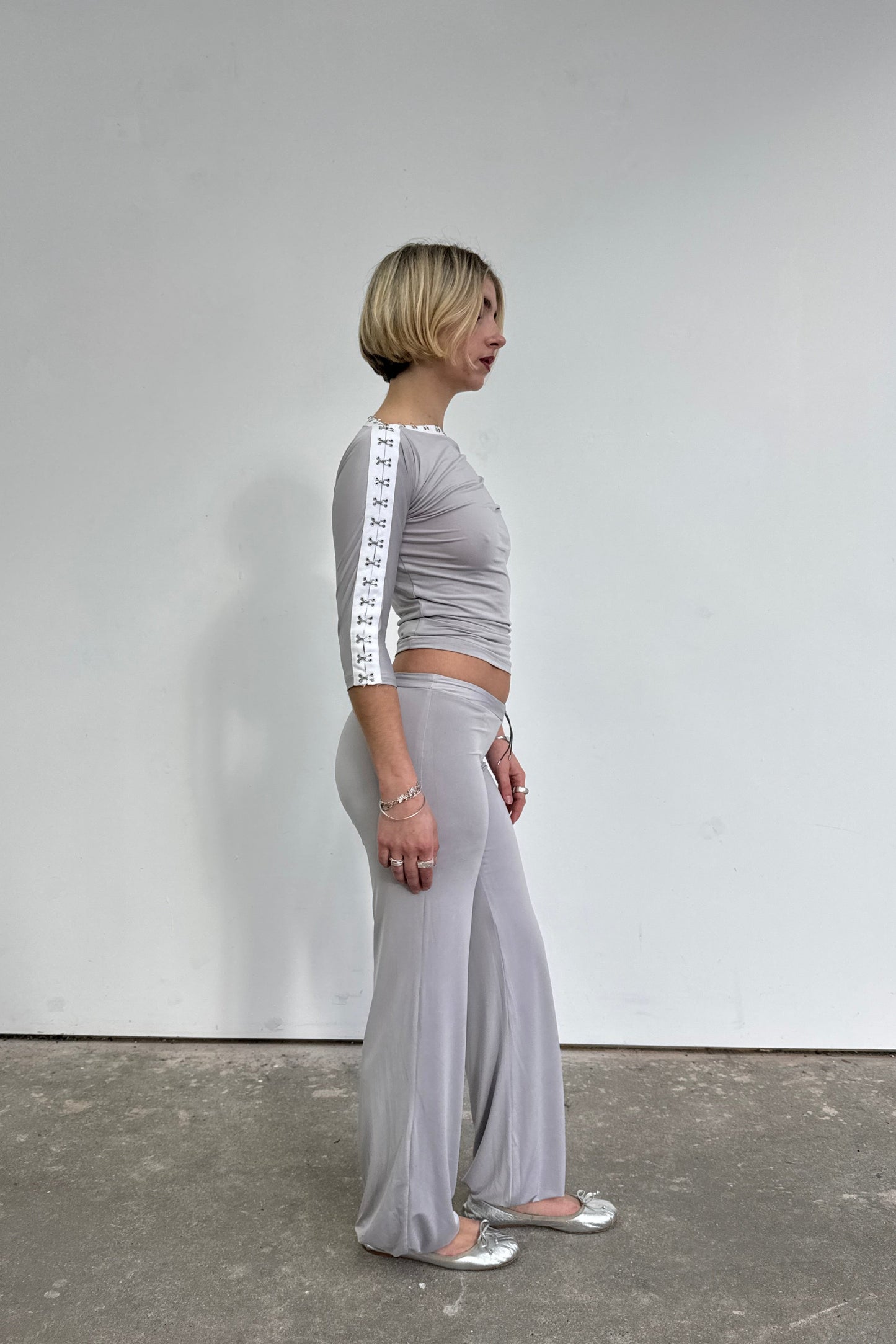 Slinky Trousers - Nickel