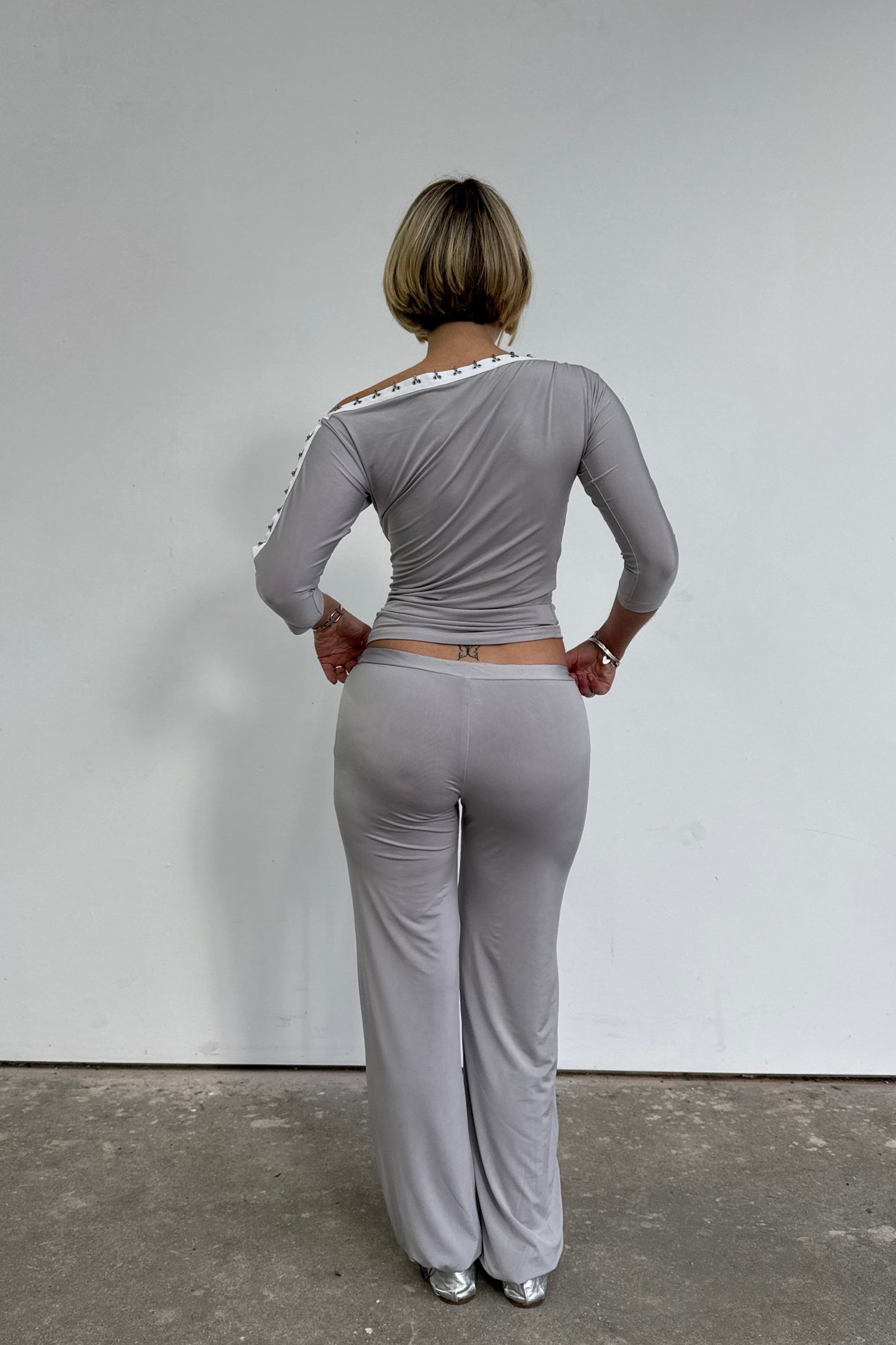 Slinky Trousers - Nickel